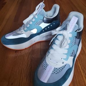 Alexander Mcqueen men Mix - Media trainer sneakers White , Multi Color. 9(EU42)